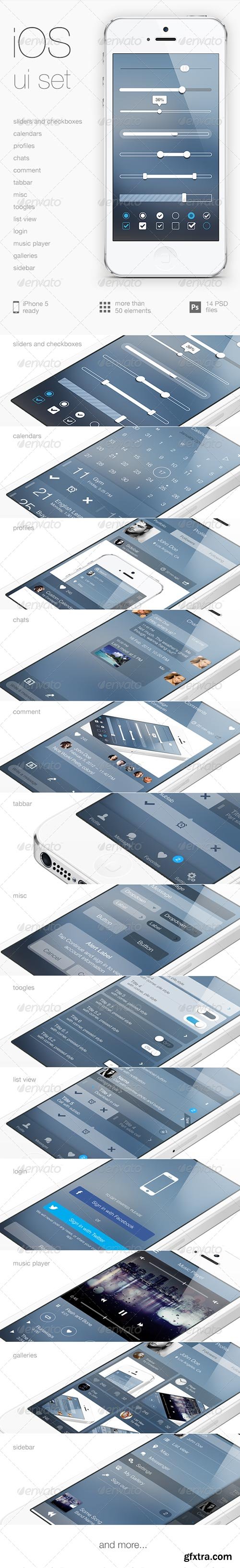 GraphicRiver - iOS Flat UI Set Vol. 3