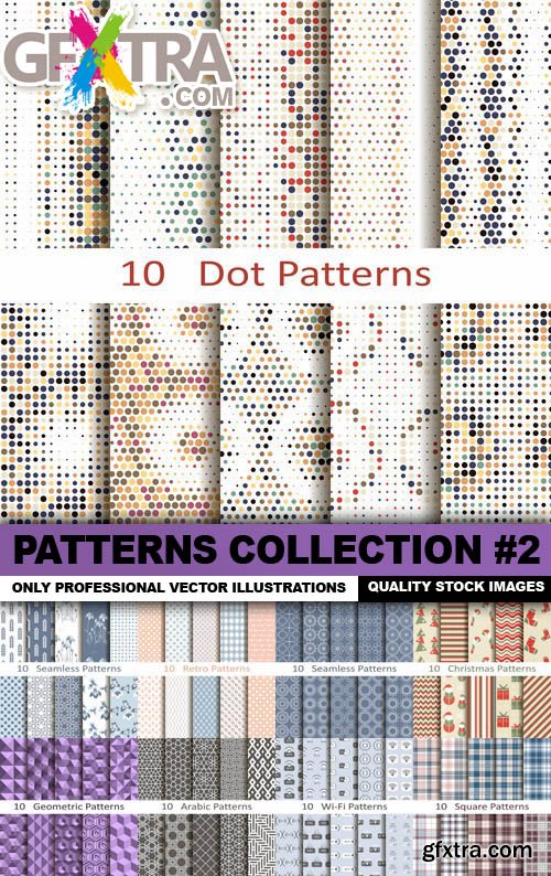 Patterns Collection #2 - 25 Vector