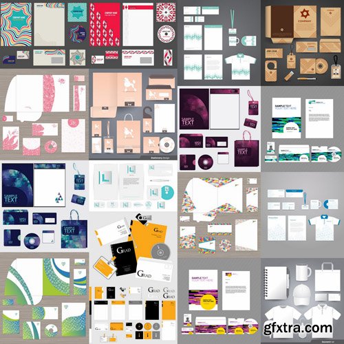 Corporate Template Design #3 - 25 Vector