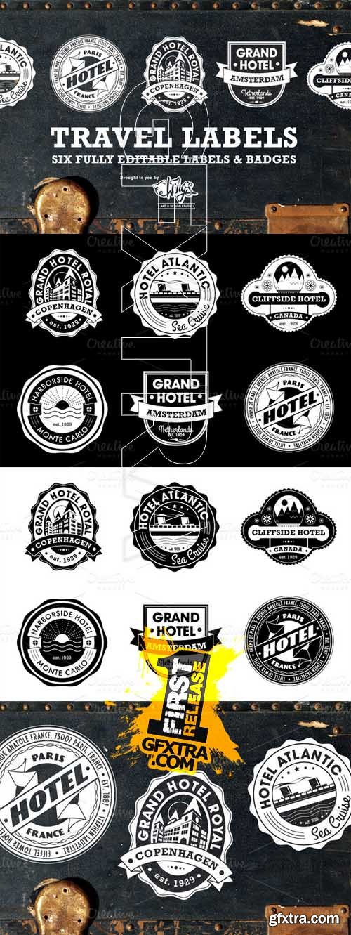 Travel Labels and Badges