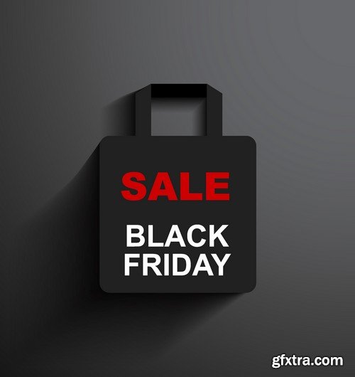 Stock Vectors - Black Friday Sale, 25xEPS