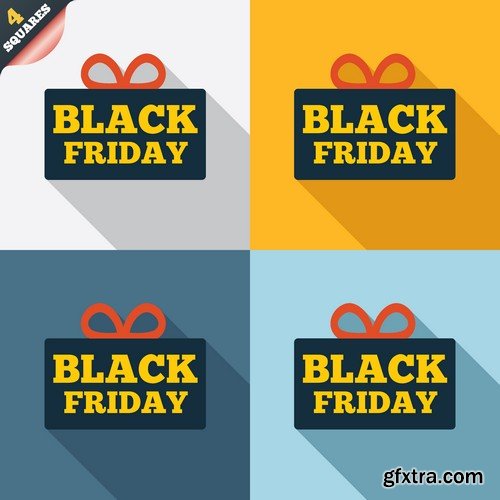 Stock Vectors - Black Friday Sale, 25xEPS