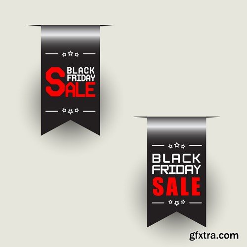 Stock Vectors - Black Friday Sale, 25xEPS