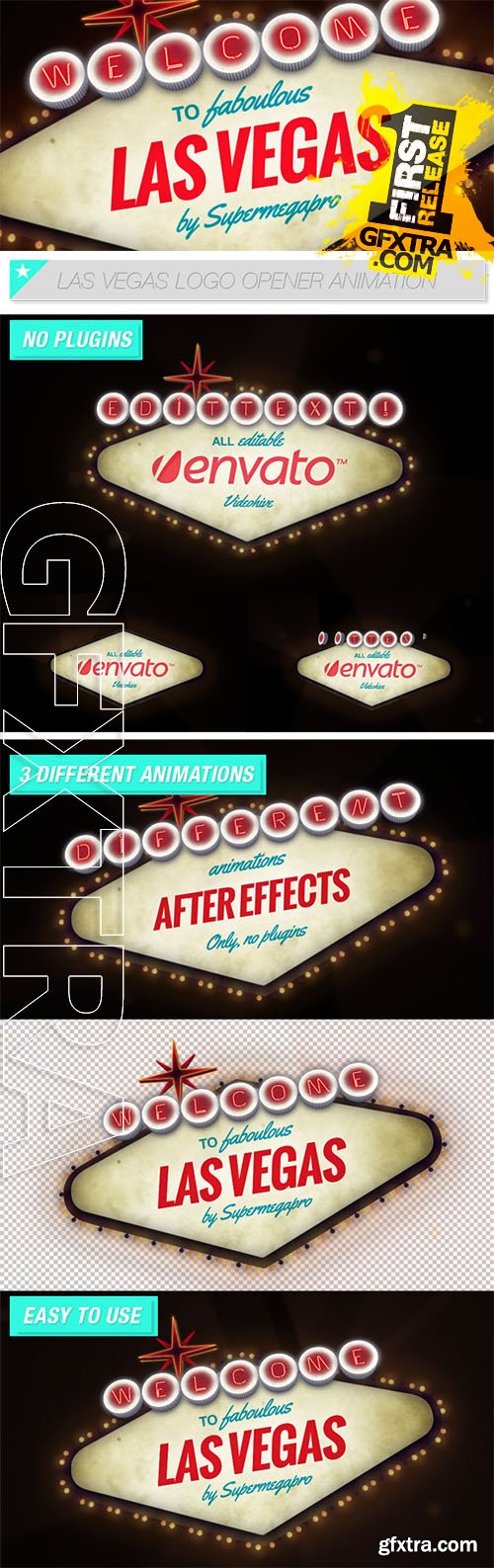 Welcome to Fabulous Vegas Logo Opener Animation - Videohive 8983403