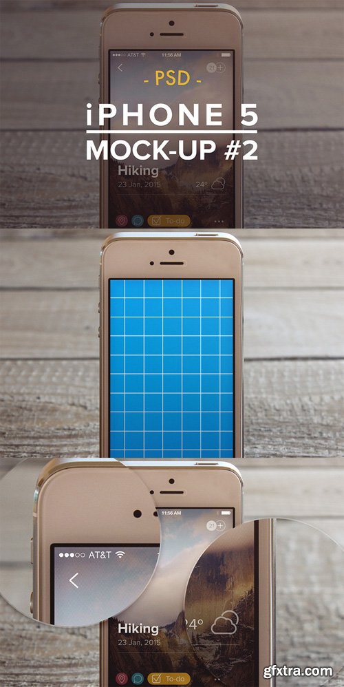 iPhone 5 PSD Mockup vol 2