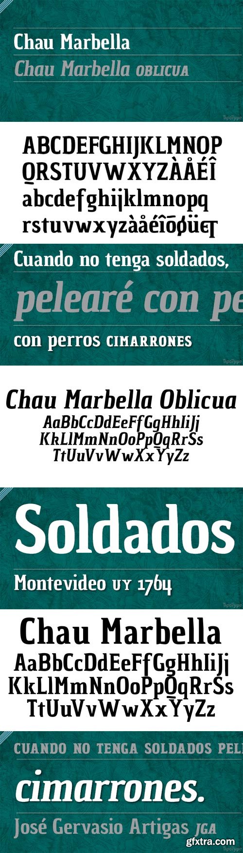 Chau Marbella Font Family - 2 Fonts for $20