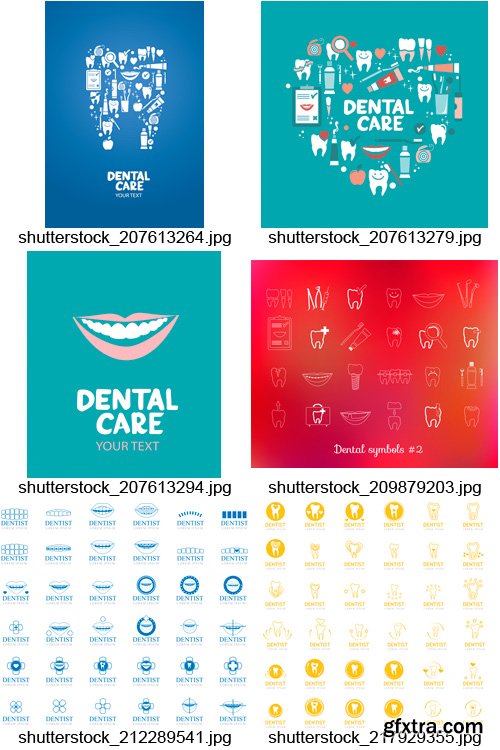 Amazing SS - Dentistry Symbols, 25xEPS