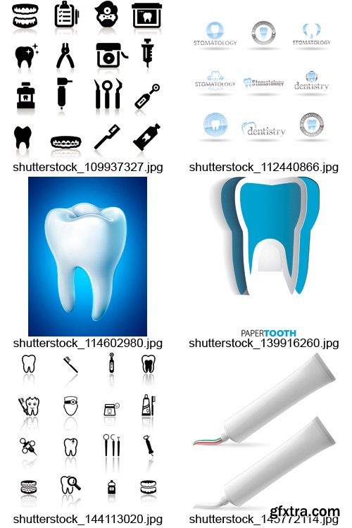 Amazing SS - Dentistry Symbols, 25xEPS