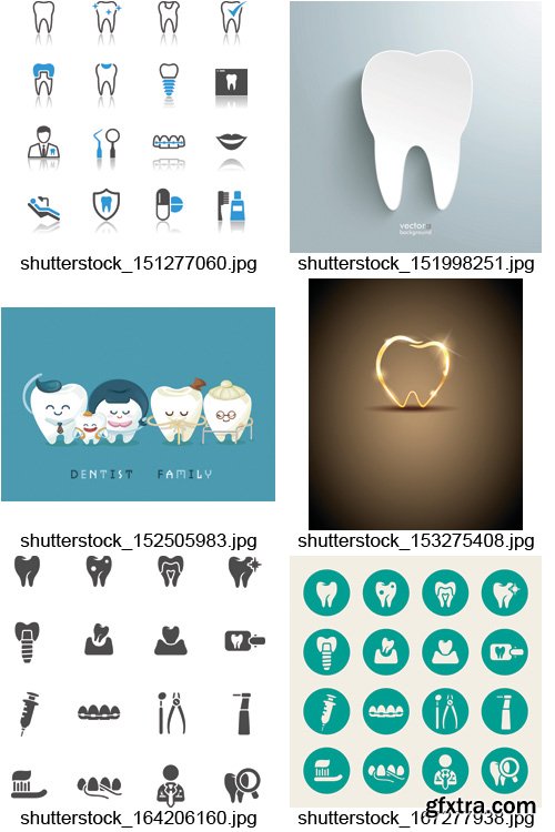 Amazing SS - Dentistry Symbols, 25xEPS