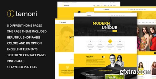 ThemeForest - Lemoni v1.0 - Multipurpose HTML5 Template - 8849616