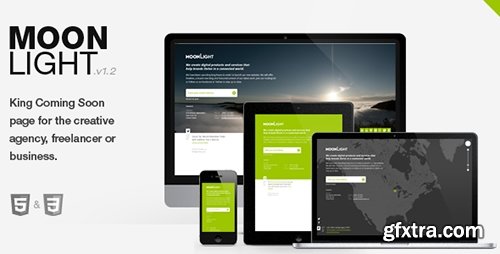 ThemeForest - MoonLight v1.4.2 - Responsive coming soon Page - FULL