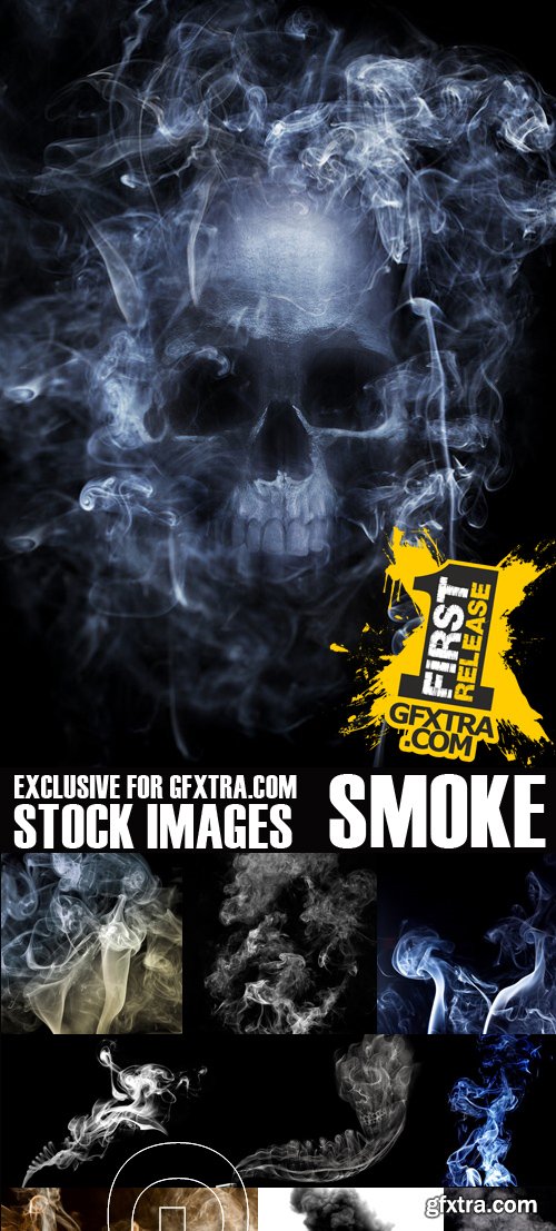 Stock Photos - Smoke, 25xJPG