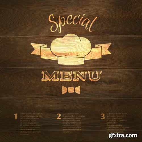 Stock Vectors - Menu Mix 8, 25xEPS