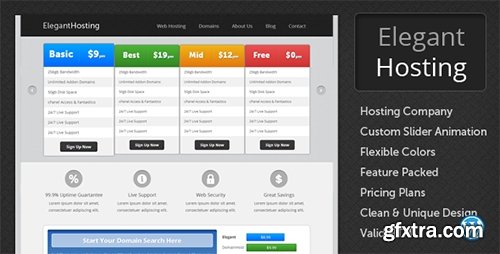 ThemeForest - Elegant Hosting v1.0 - WordPress Theme