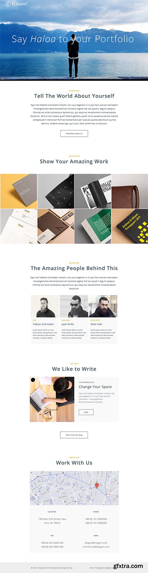 Elegant - HTML / PSD Template