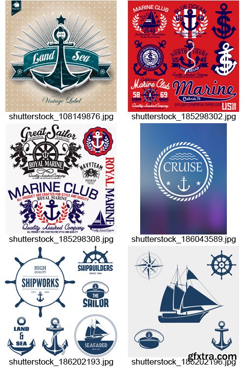 Amazing SS - Nautical Elements, 25xEPS