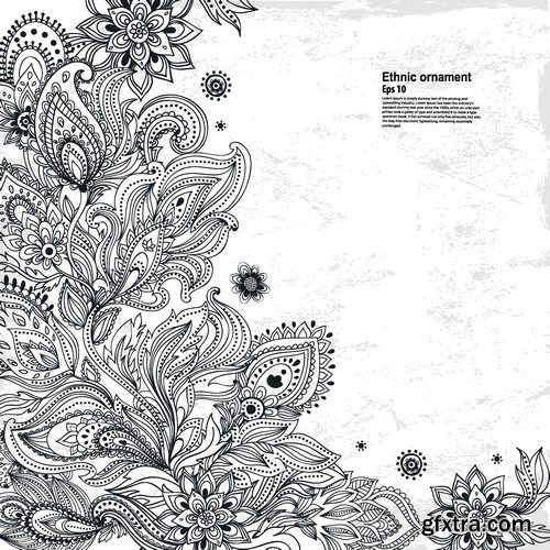 Stock Vectors - Ornament background, 25xEPS