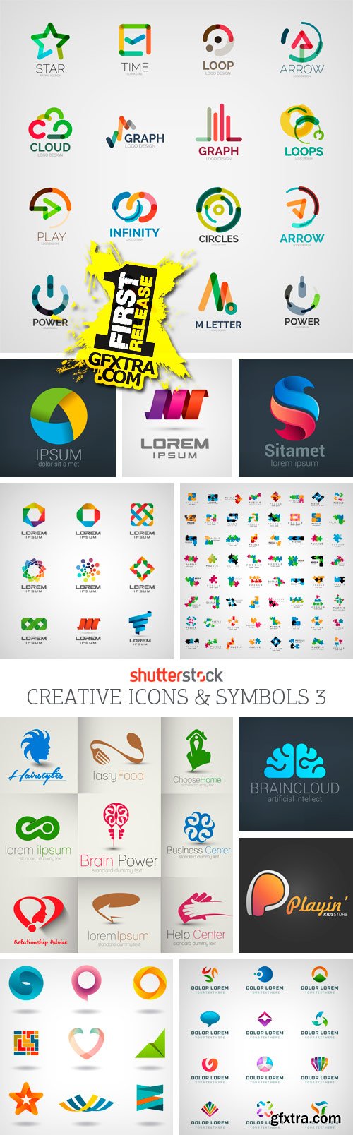 Amazing SS - Creative Icons & Symbols 3, 25xEPS