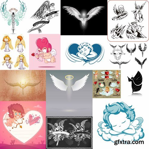 Angel Collection - 25 Vector