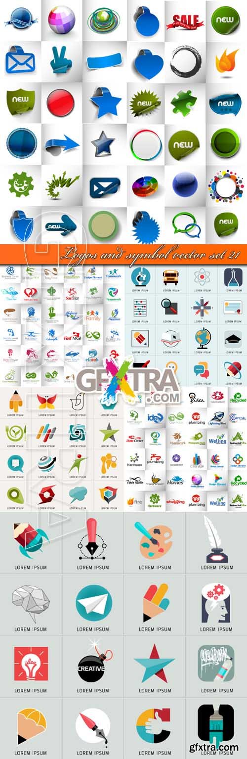 Logos and symbol vector set 21