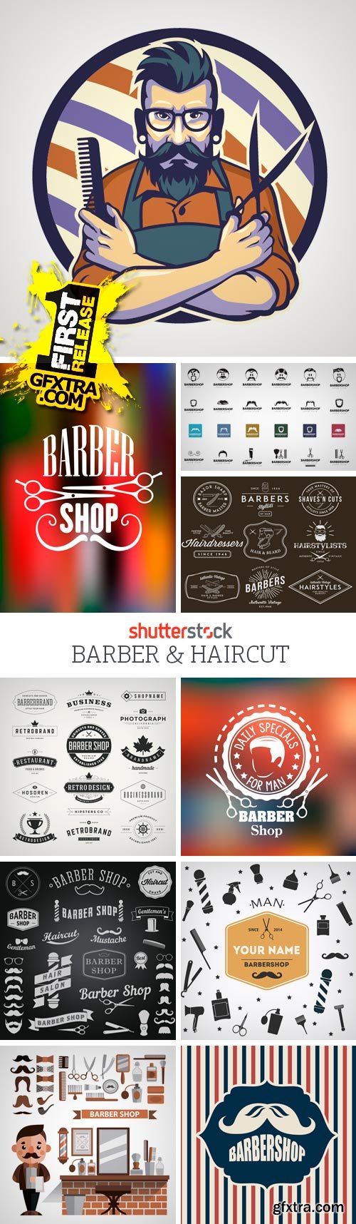 Amazing SS - Barber & Haircut, 25xEPS