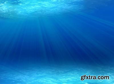 Abstract Underwater Backgrounds with Sunbeams 25xJPG