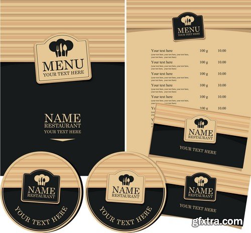 Stock Vectors - Menu Mix 9, 25xEPS