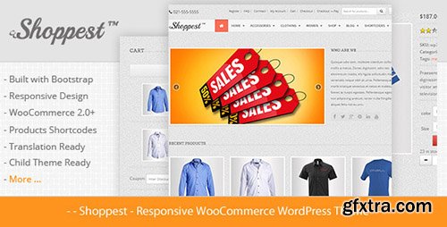 ThemeForest - Shoppest v1.5 - Responsive WooCommerce WordPress Theme