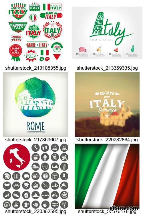 Amazing SS - Symbols of Italy, 24xEPS