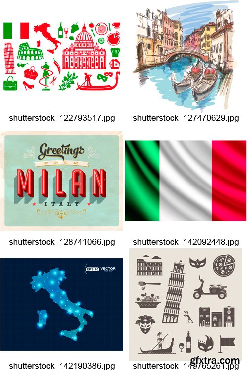 Amazing SS - Symbols of Italy, 24xEPS