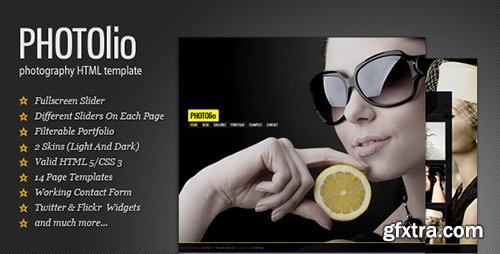 ThemeForest - Photolio - Photography / Portfolio HTML Template - FULL