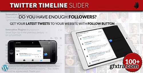 CodeCanyon - Twitter Timeline Slider v1.0.1 for WordPress