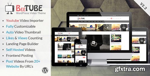 ThemeForest - BeeTube v2.2 - Video WordPress Theme