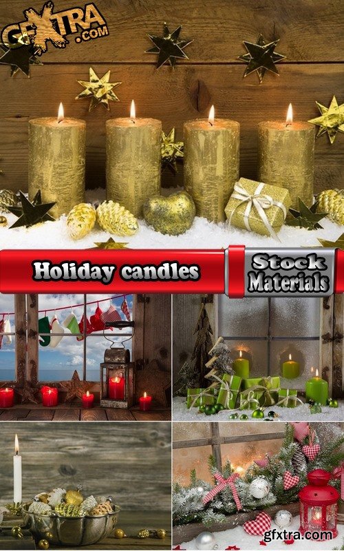 Holiday candles 5 UHQ Jpeg