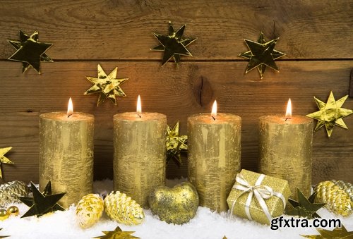 Holiday candles 5 UHQ Jpeg