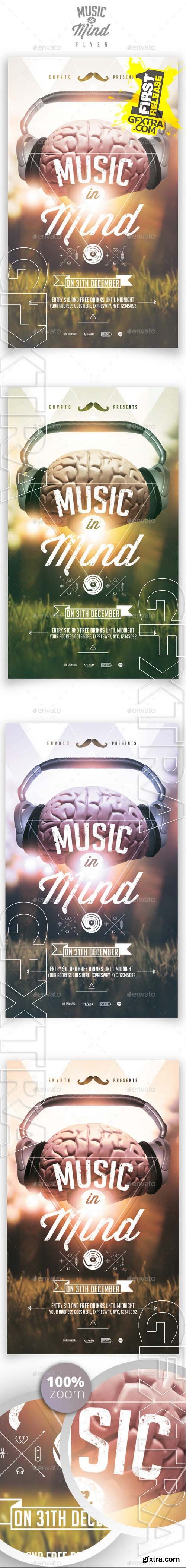 Music in Mind Flyer Template - GraphicRiver 9020350