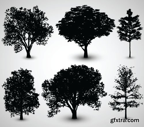 Vector Trees Collection - 25x EPS