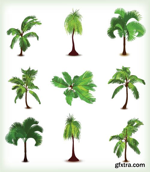 Vector Trees Collection - 25x EPS