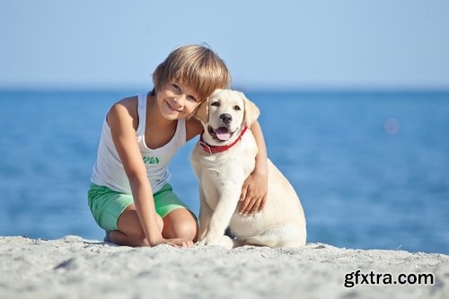 Different people with their pets 25 UHQ Jpeg