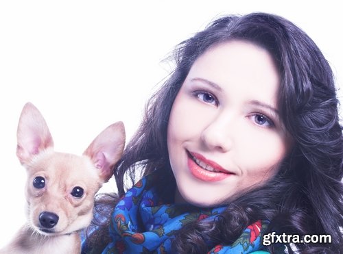 Different people with their pets 25 UHQ Jpeg