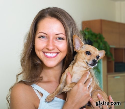 Different people with their pets 25 UHQ Jpeg