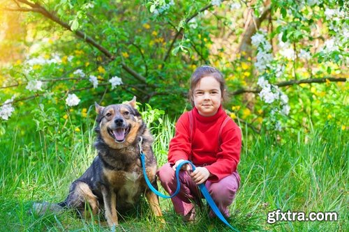 Different people with their pets 25 UHQ Jpeg