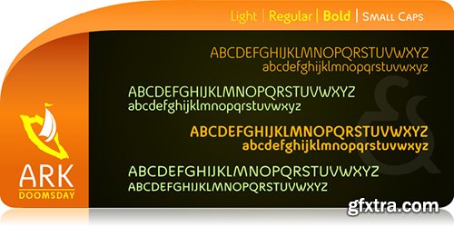 Ark Doomsday Font Family - 4 Font 180$