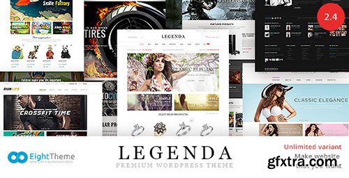 ThemeForest - Legenda v2.4 - Responsive Multi-Purpose WordPress Theme