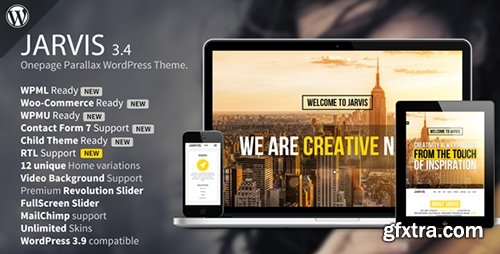 ThemeForest - Jarvis v3.4 - Onepage Parallax WordPress Theme