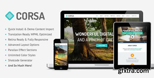 ThemeForest - Corsa v1.2 - Retina Responsive Creative OnePage Theme