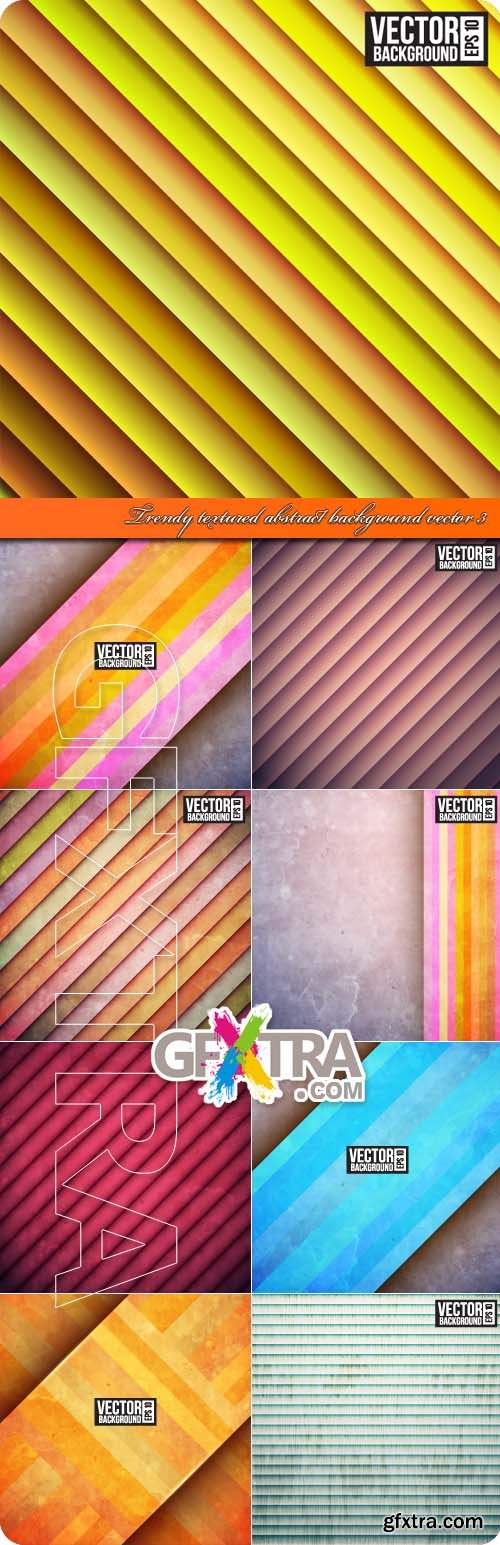 Trendy textured abstract background vector 3