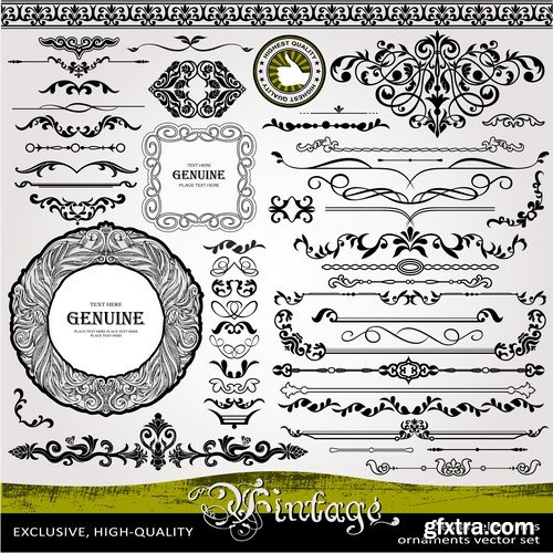 Stock Vectors - Ornament Vector 2, 25xEPS