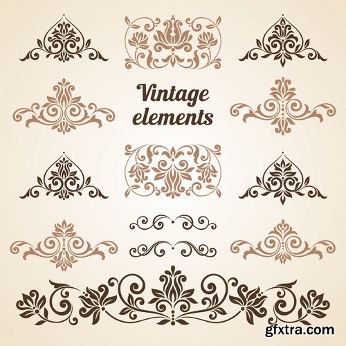 Stock Vectors - Ornament Vector 2, 25xEPS