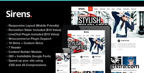 ThemeForest - Sirens v1.8.3 - Multi-Purpose Stylish Business Theme